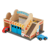 Wooden Service Station Parking Garage D9