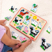 Wooden Sound Puzzle 2-Pack – Farm Animals, Vehicles Y7