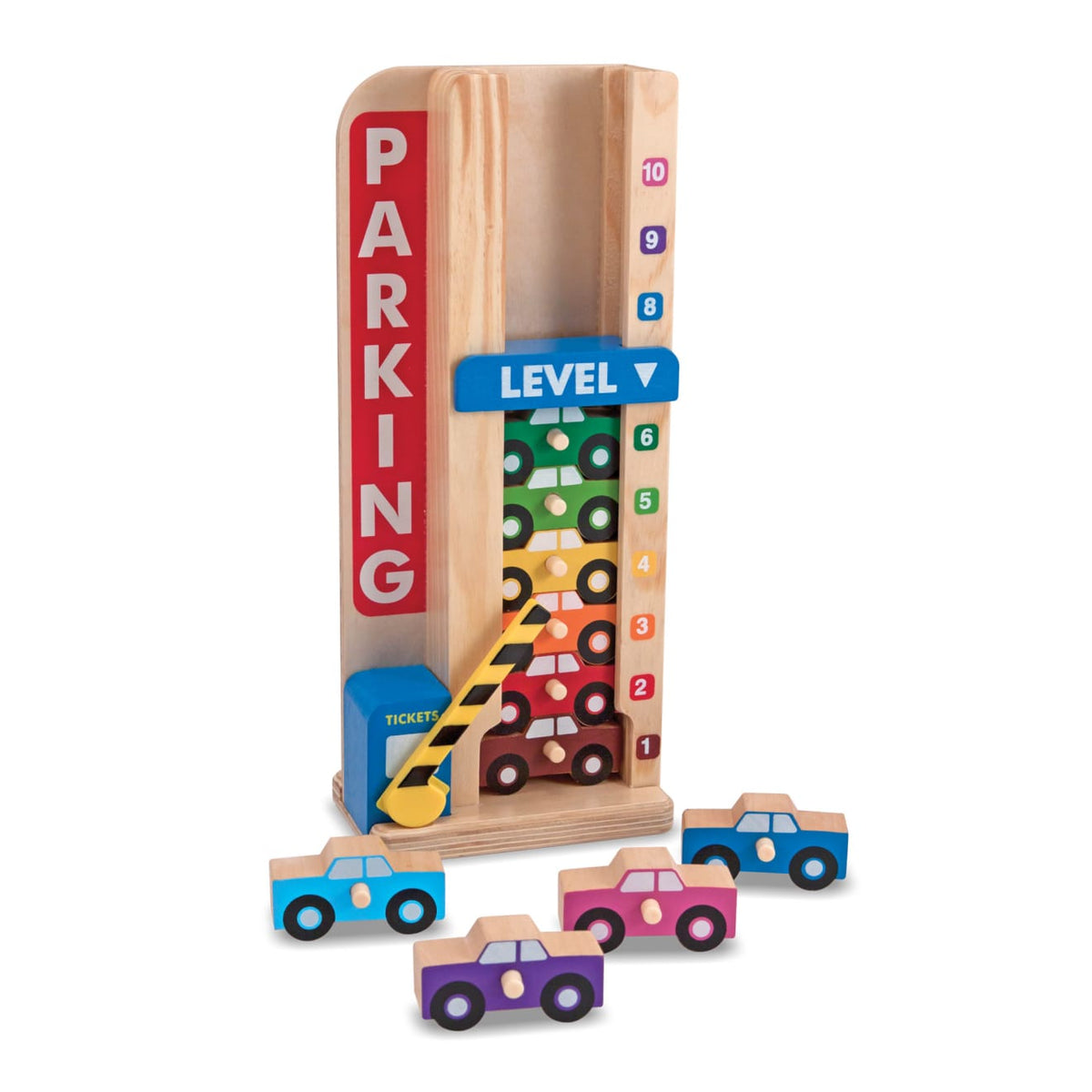 Wooden Stack & Count Parking Garage O3