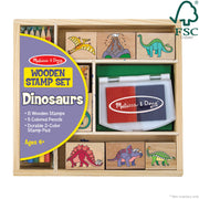 Wooden Stamp Set - Dinosaurs Z6