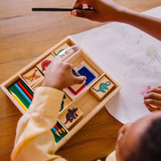 Wooden Stamp Set - Dinosaurs Z6