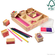 Wooden Stamp Set - Friendship B5