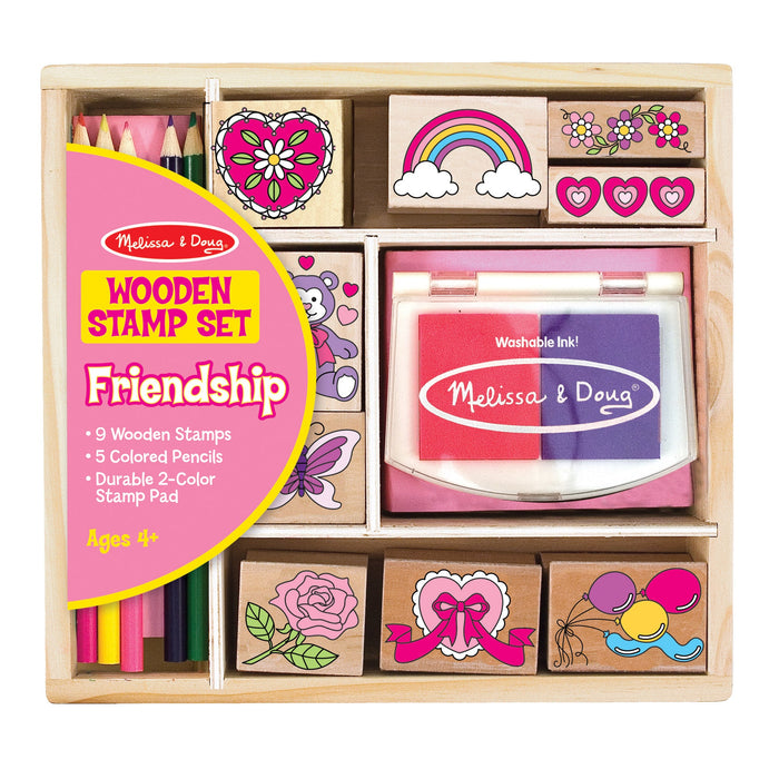 Wooden Stamp Set - Friendship N8