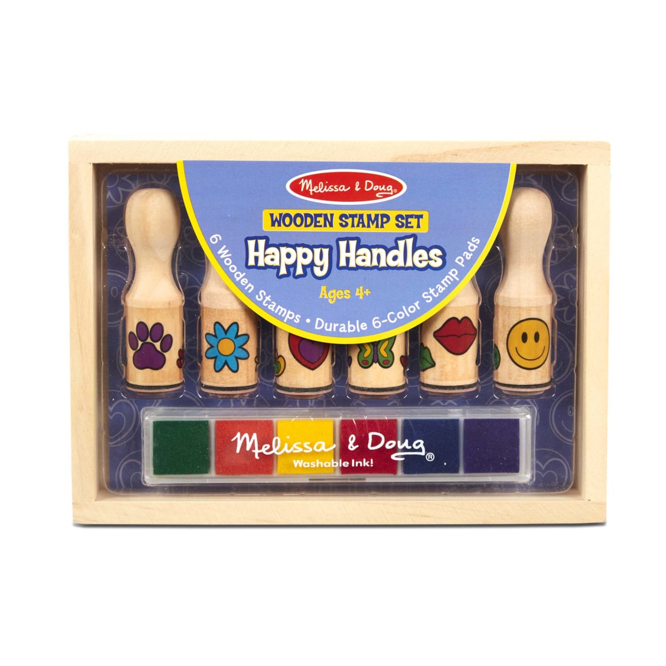 Wooden Stamp Set - Happy Handles U2