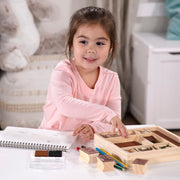 Wooden Stamp Set - Horses B4