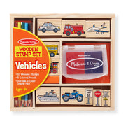 Wooden Stamp Set - Vehicles I4