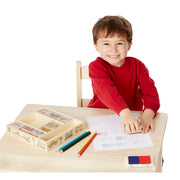 Wooden Stamp Set - Vehicles I4