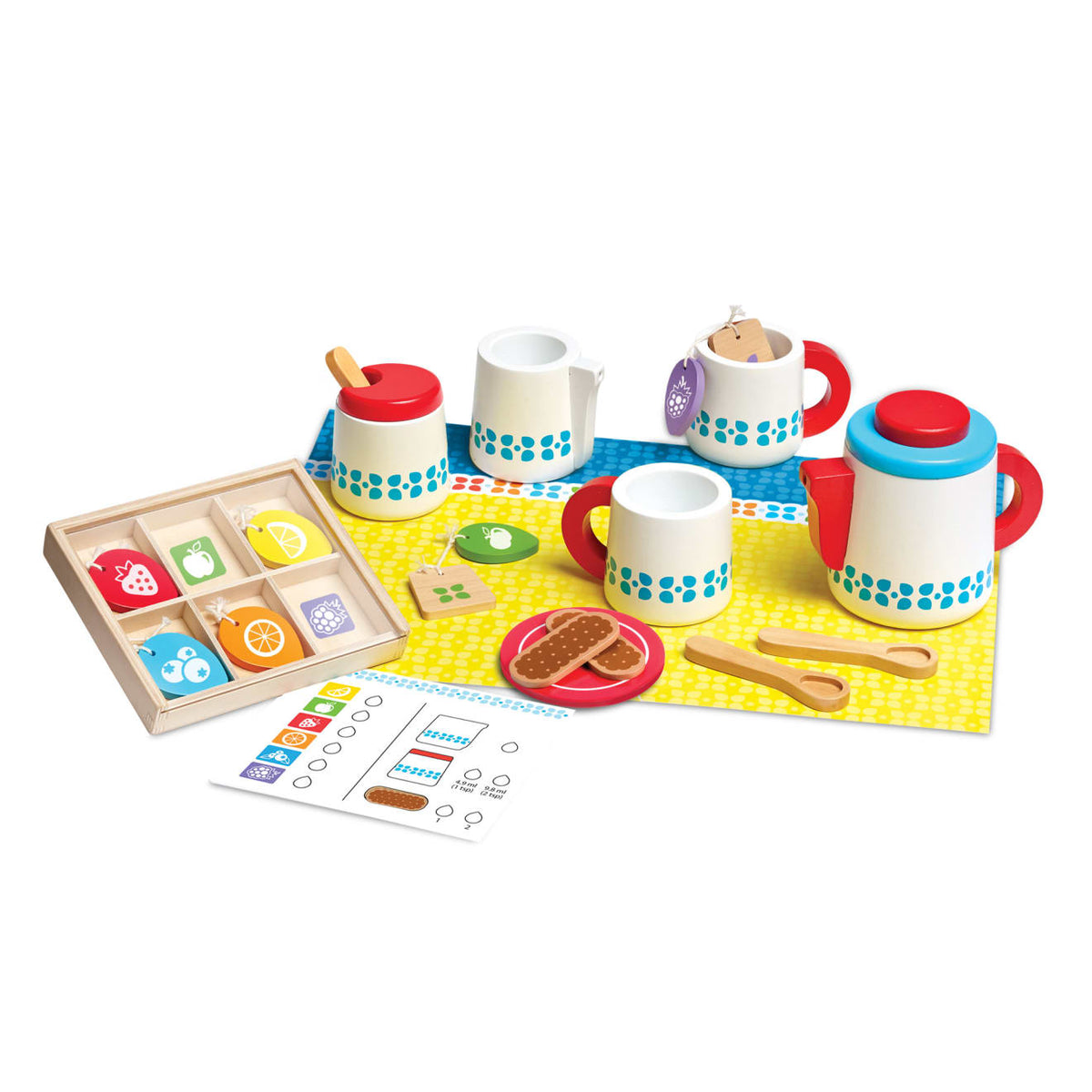 Wooden Steep & Serve Tea Set K0