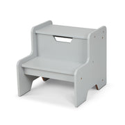 Wooden Step Stool – Gray V7