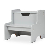 Wooden Step Stool – Gray V7