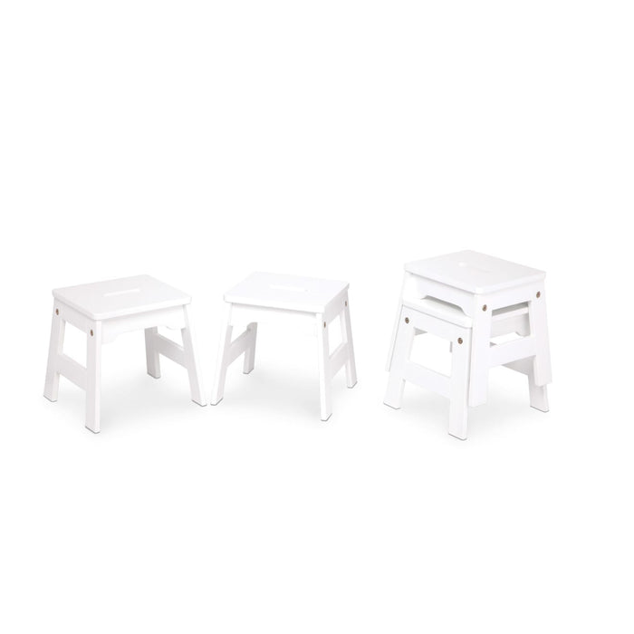 Wooden Stools – Set of 4 B6