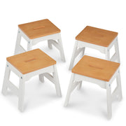 Wooden Stools – Set of 4 Z5
