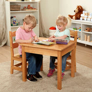 Wooden Table & Chairs - Natural K7