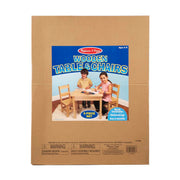 Wooden Table & Chairs - Natural K7