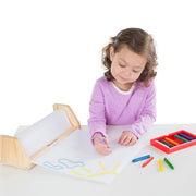 Wooden Tabletop Paper Roll Dispenser E4