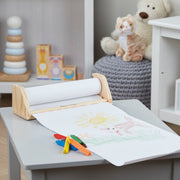 Wooden Tabletop Paper Roll Dispenser E4