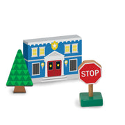 Wooden Town Play Set K0