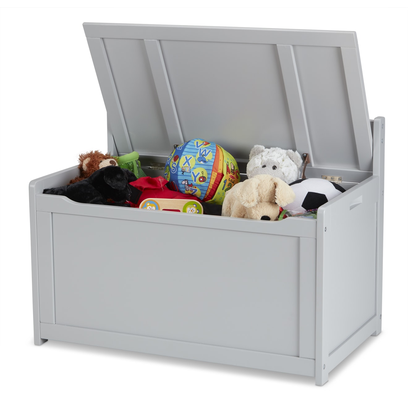 Wooden Toy Chest (Gray) H4