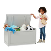 Wooden Toy Chest (Gray) H4