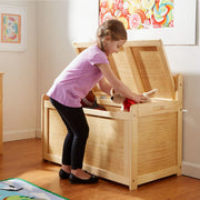 Wooden Toy Chest (Honey) Z9