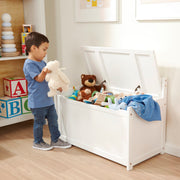 Wooden Toy Chest (White) B9
