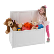 Wooden Toy Chest (White) B9