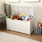 Wooden Toy Chest (White) B9