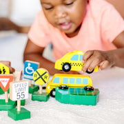 Wooden Vehicles and Traffic Signs N4