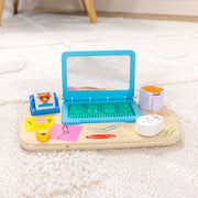 Wooden Work & Play Desktop Activity Board O2