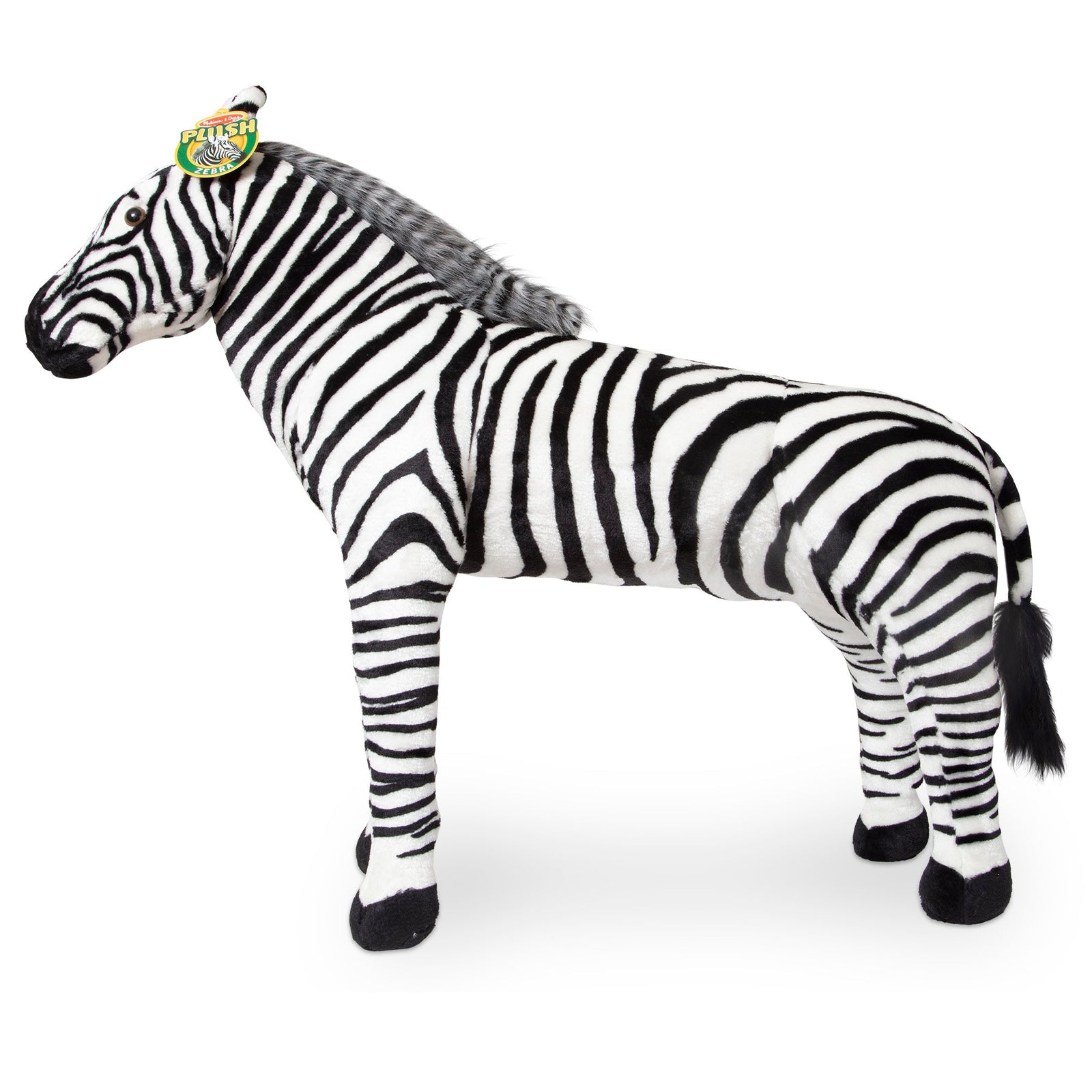 Zebra Lifelike Plush Stuffed Animal K5