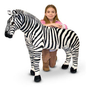 Zebra Lifelike Plush Stuffed Animal K5