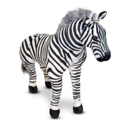 Zebra Lifelike Plush Stuffed Animal M0