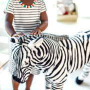 Zebra Lifelike Plush Stuffed Animal M0