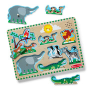 Zoo Animals Sound Puzzle - 8 Pieces I6