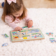 Zoo Animals Sound Puzzle - 8 Pieces I6