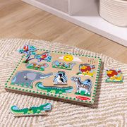 Zoo Animals Sound Puzzle - 8 Pieces I6