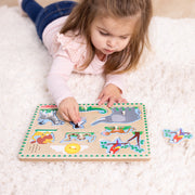 Zoo Animals Sound Puzzle - 8 Pieces I6